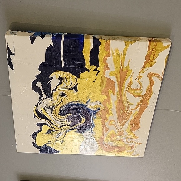 Acrylic Pour Paint Landscape - Picture 3 of 4